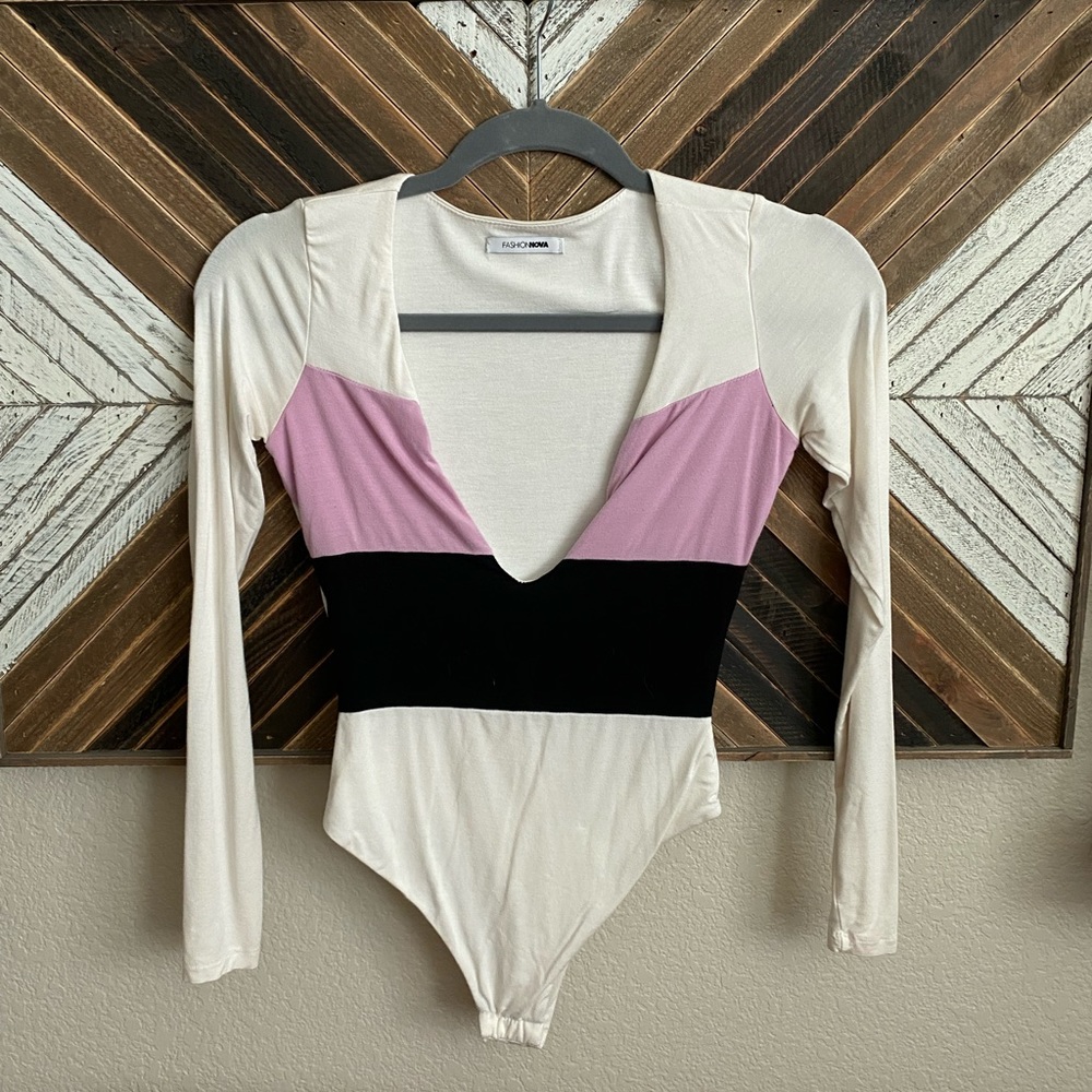 Stretchy bodysuit long sleeve